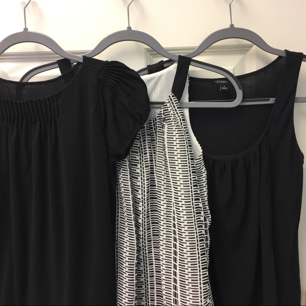 AT/BR/Limited Black and White Office Blouse Bundle